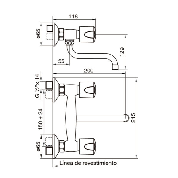FV 0409/B6 cocina pared PAMPA - Imagen 2