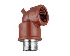 IPS CODO 90º CON INSERTO M ( macho) Polipropileno rosca