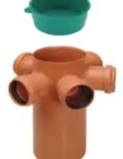 AWADUCT PILETA  BAJO LOSA CON SIFON DESMONTABLE 63 X 40 MM (5 ENTRADAS)