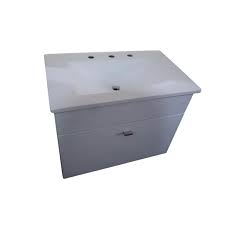 LANIN BLANCO 60 CM con mesada de marmolina
