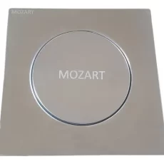 MOZART REJILLA 10x10 cm ACERO inoxidable ciega redonda click clack