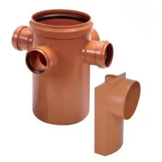 AWADUCT DESENGRASADORA 160 MM 110 X 63 MM 3 ENTRADAS (sifón plástico)
