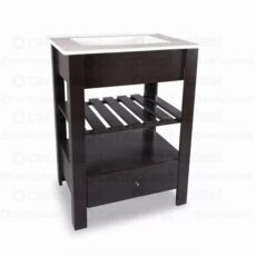 GENESIS WENGUE 50 CM con mesada de marmolina