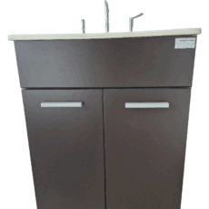SANTINO 50CM WENGUE 2 PUERTAS con mesada marmolina