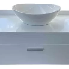 NEPAL 80 cm con mesada de melamina laqueada