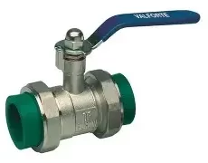 VALFORTE VALVULA ESFERICA CON UNION DOBLE termofusión metálica