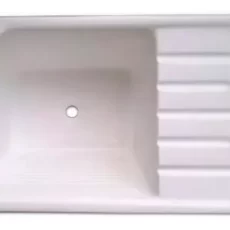 PILETA DE LAVADERO fibra de vidrio con mesada