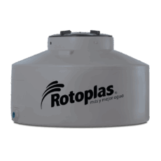 ROTOPLAS tanque gris plata FLAT