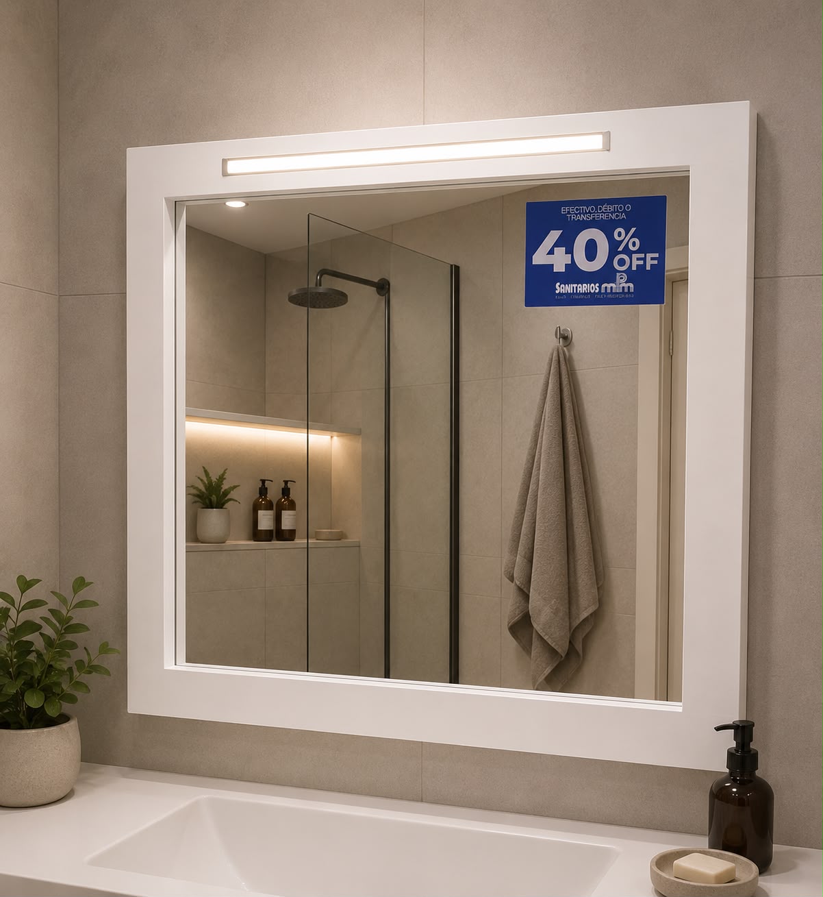 ESPEJO ALTA GAMA luz led