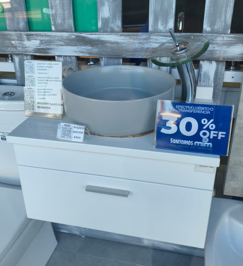 VANITORY NEPAL COLGANTE 60 CM BLANCO