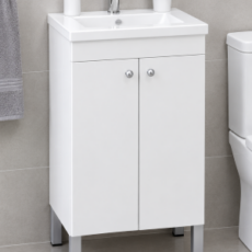 VANITORY MARAL 60 CM BLANCO CON MESADA DE LOZA