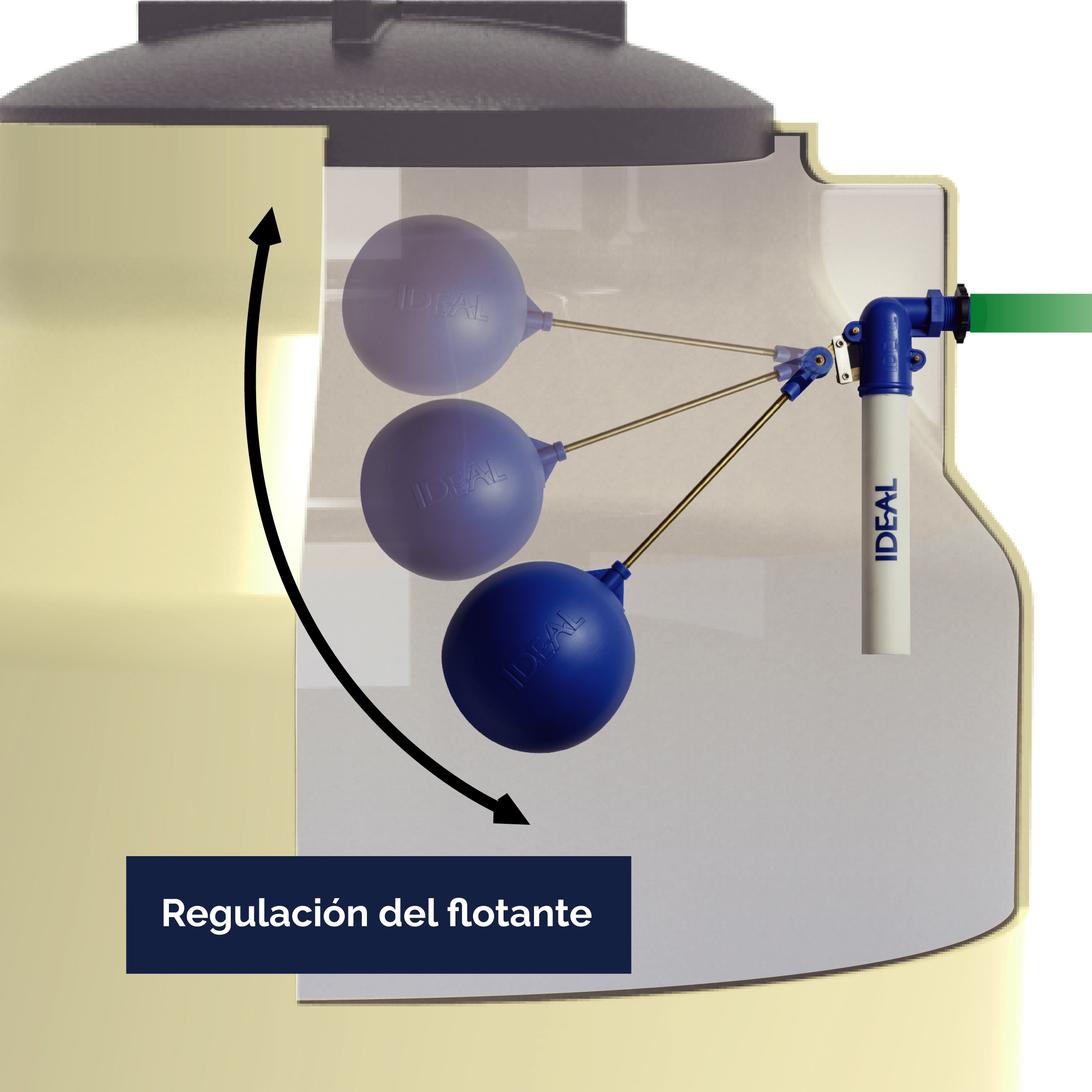 IDEAL flotante para tanque domiciliario - Imagen 3