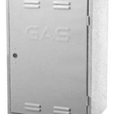 GABINETE de gas con puerta de chapa aprobado